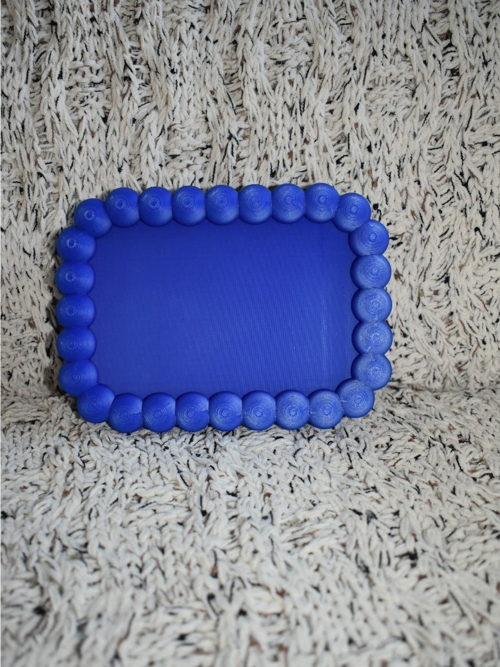 3D Blue Bubble Frame